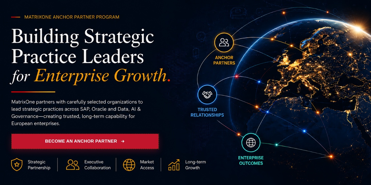 MatrixOne Anchor Partner Program — Building Strategic Practice Leaders for Enterprise Growth